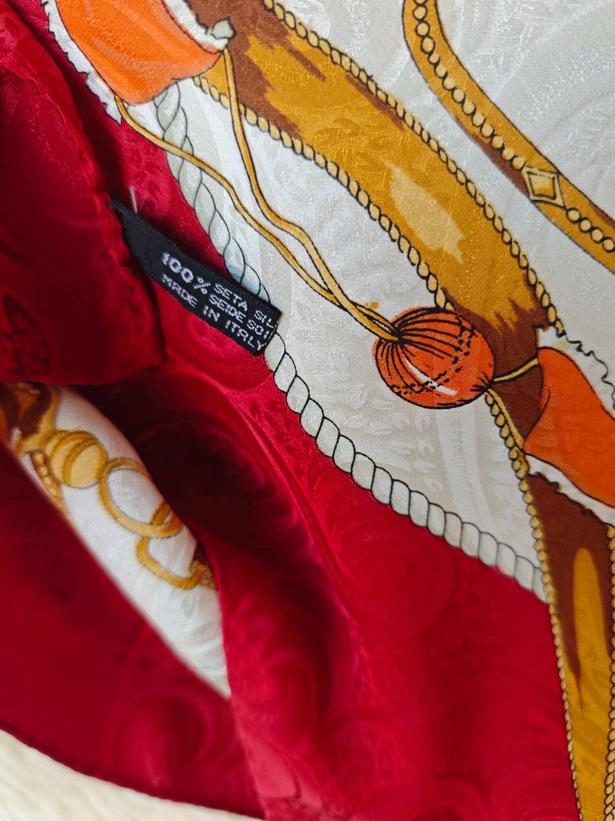 Foulard seta mongolfiere