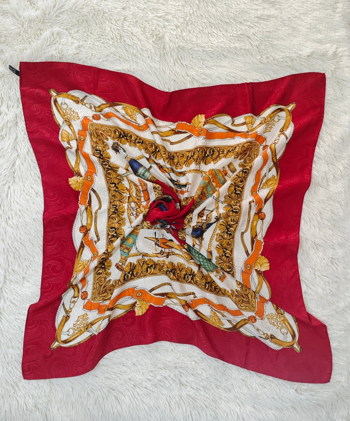 Foulard seta mongolfiere