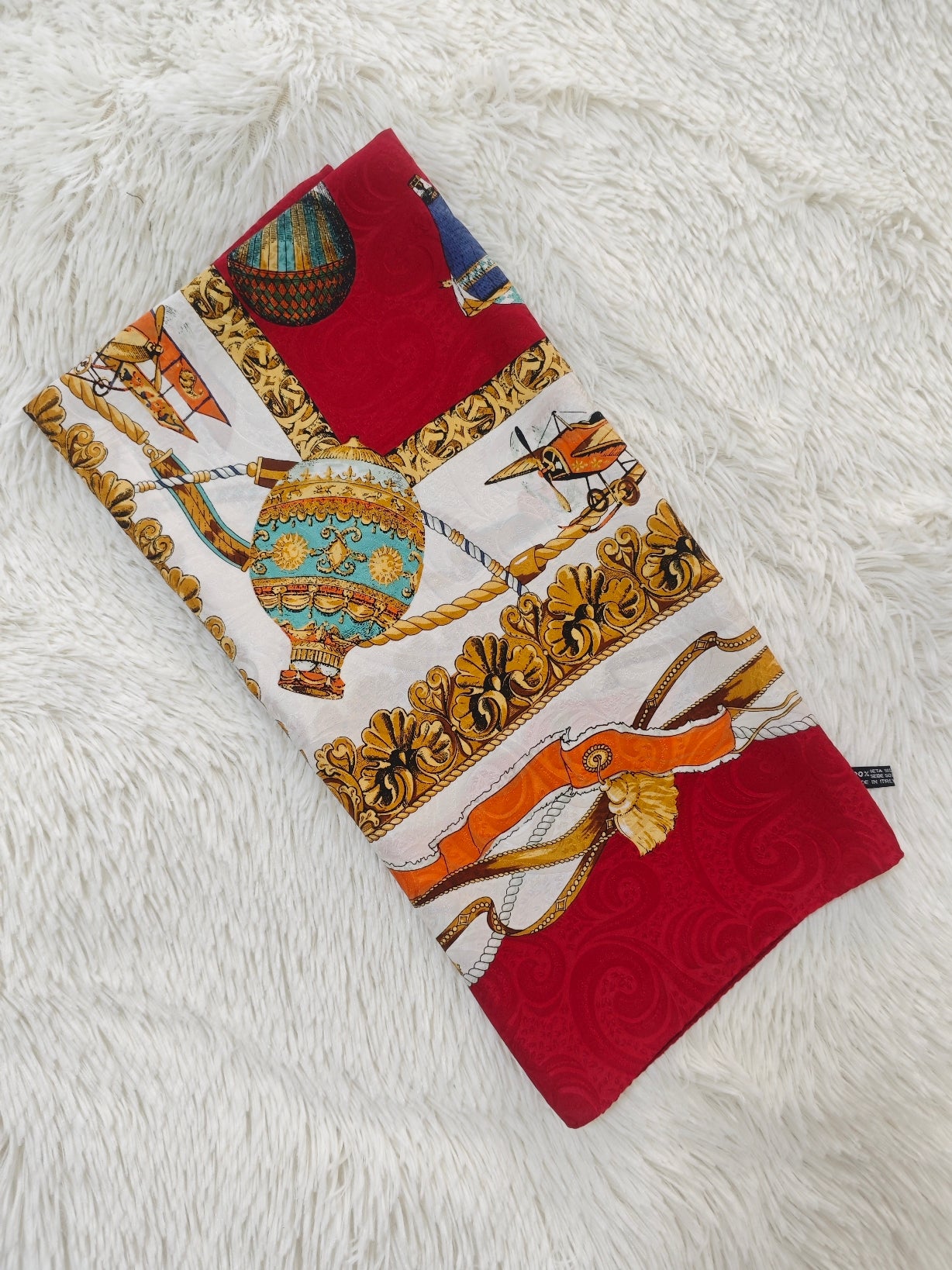 Foulard seta mongolfiere