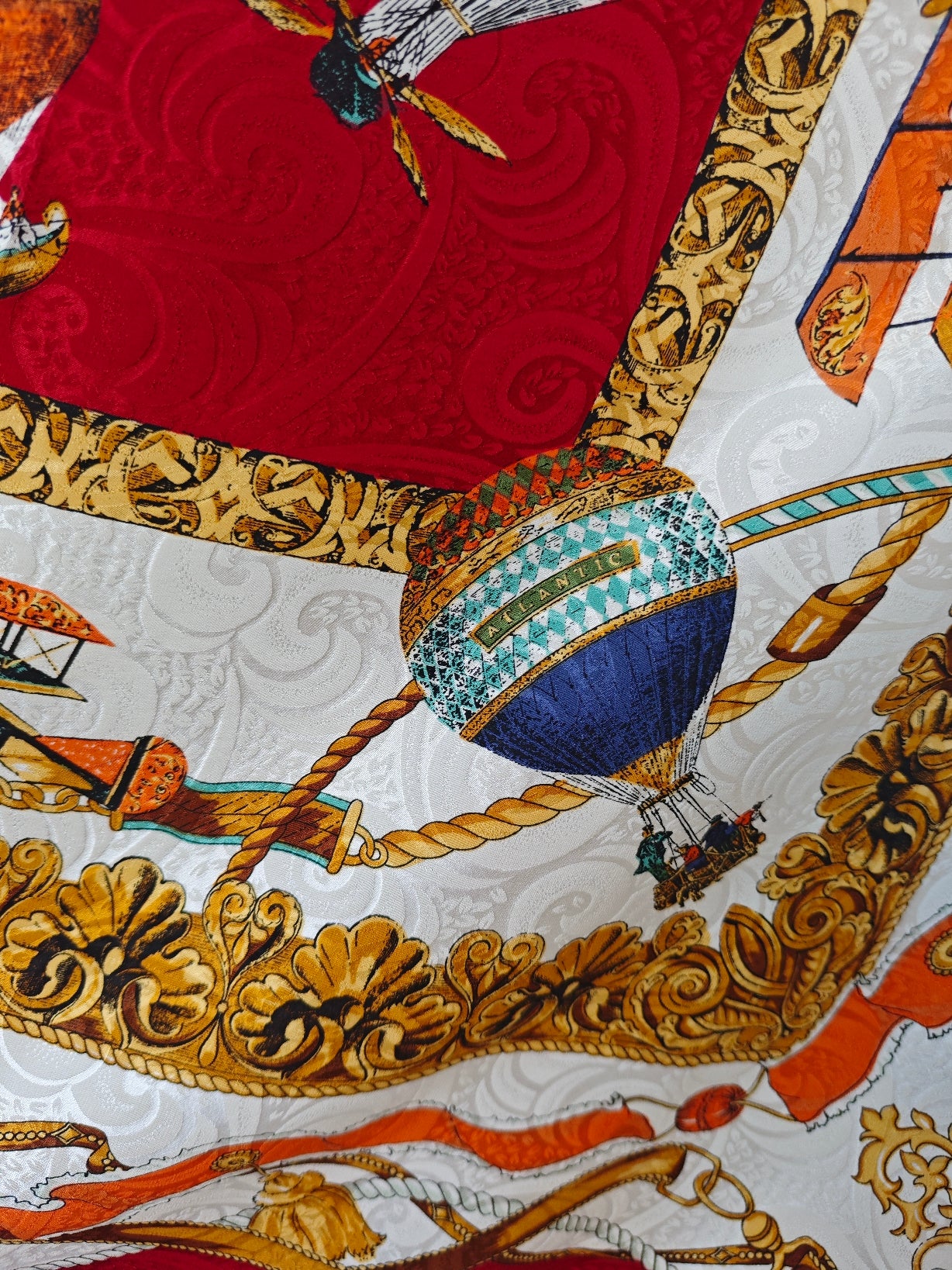 Foulard seta mongolfiere