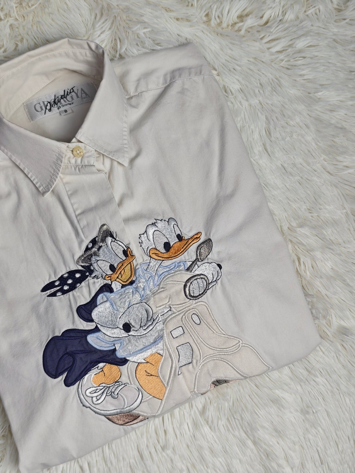 Camicia paperino e paperina scooter