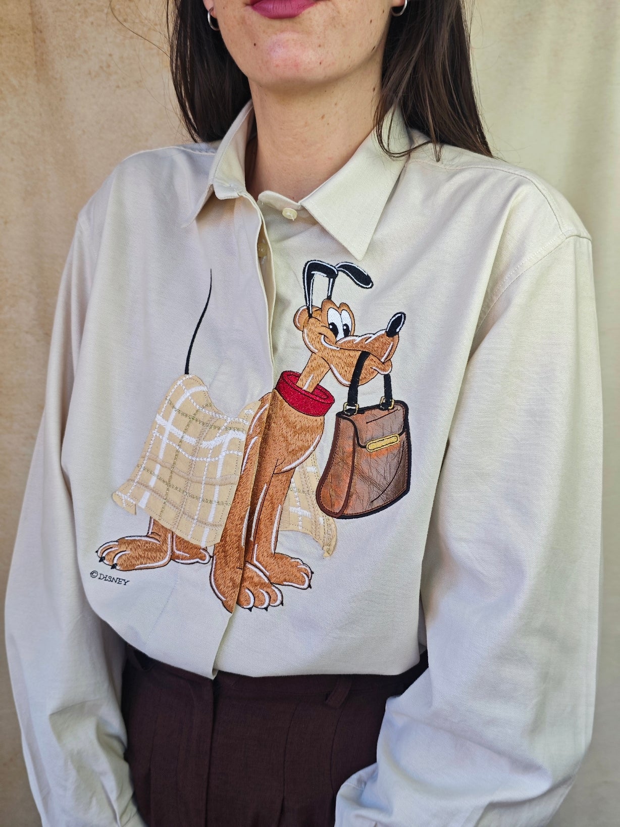 Camicia pluto beige