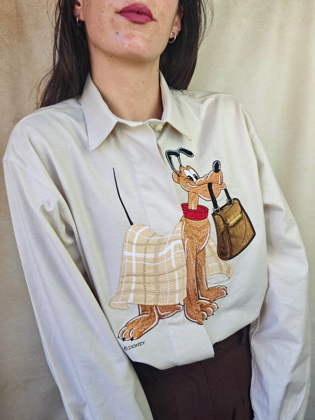 Camicia pluto beige