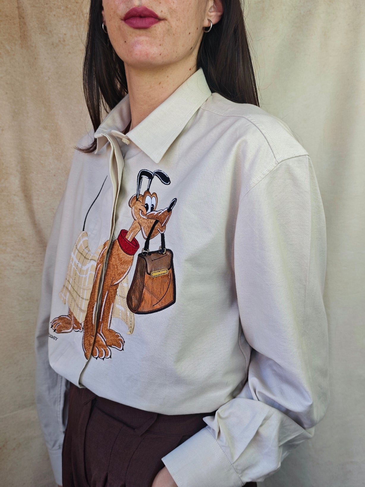 Camicia pluto beige