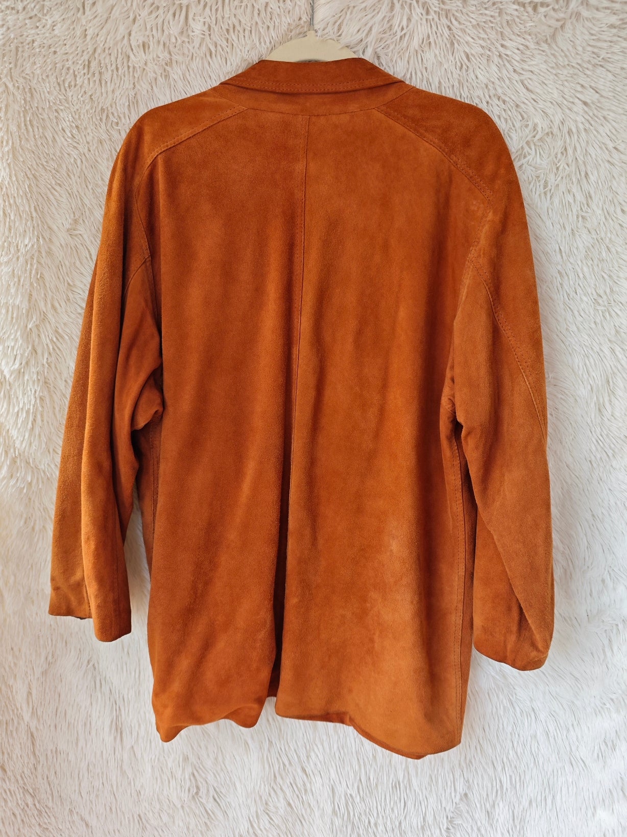 Giacca camoscio cuoio