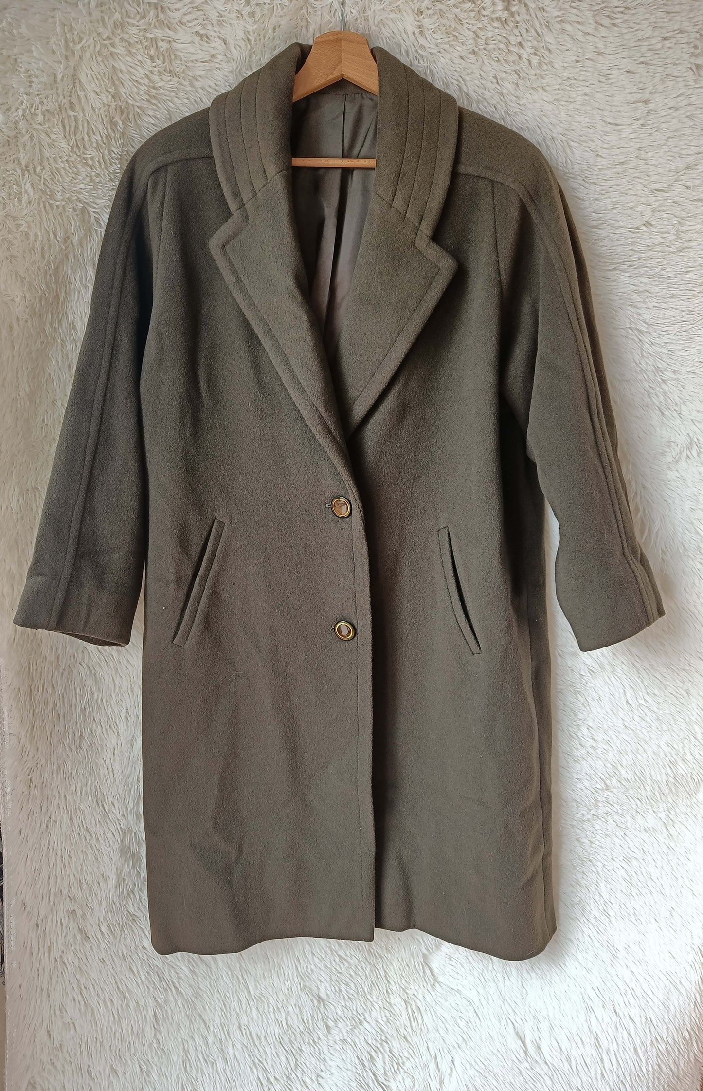 cappotto vintage kaki