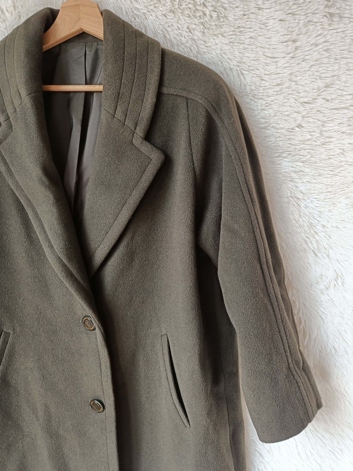 cappotto vintage kaki