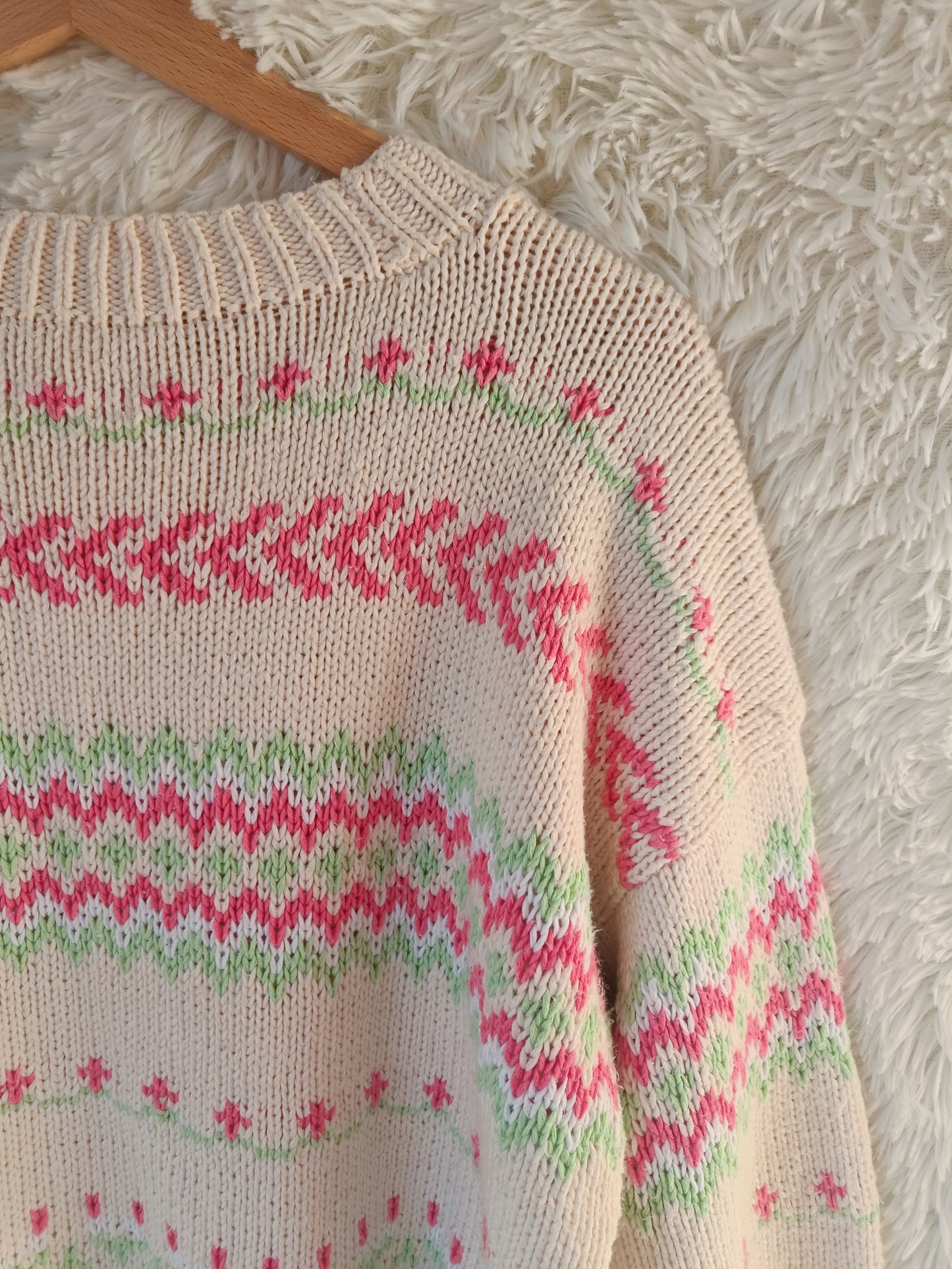 maglione vintage fair isle