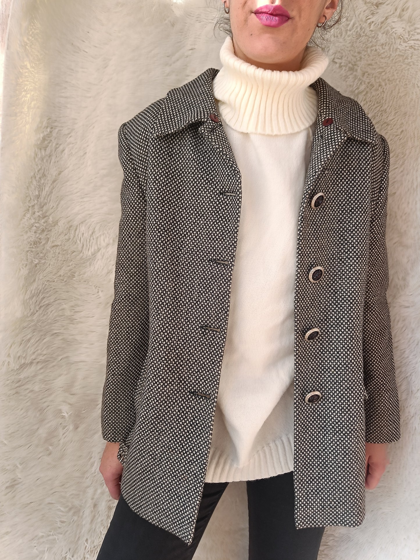 giacca vintage pois