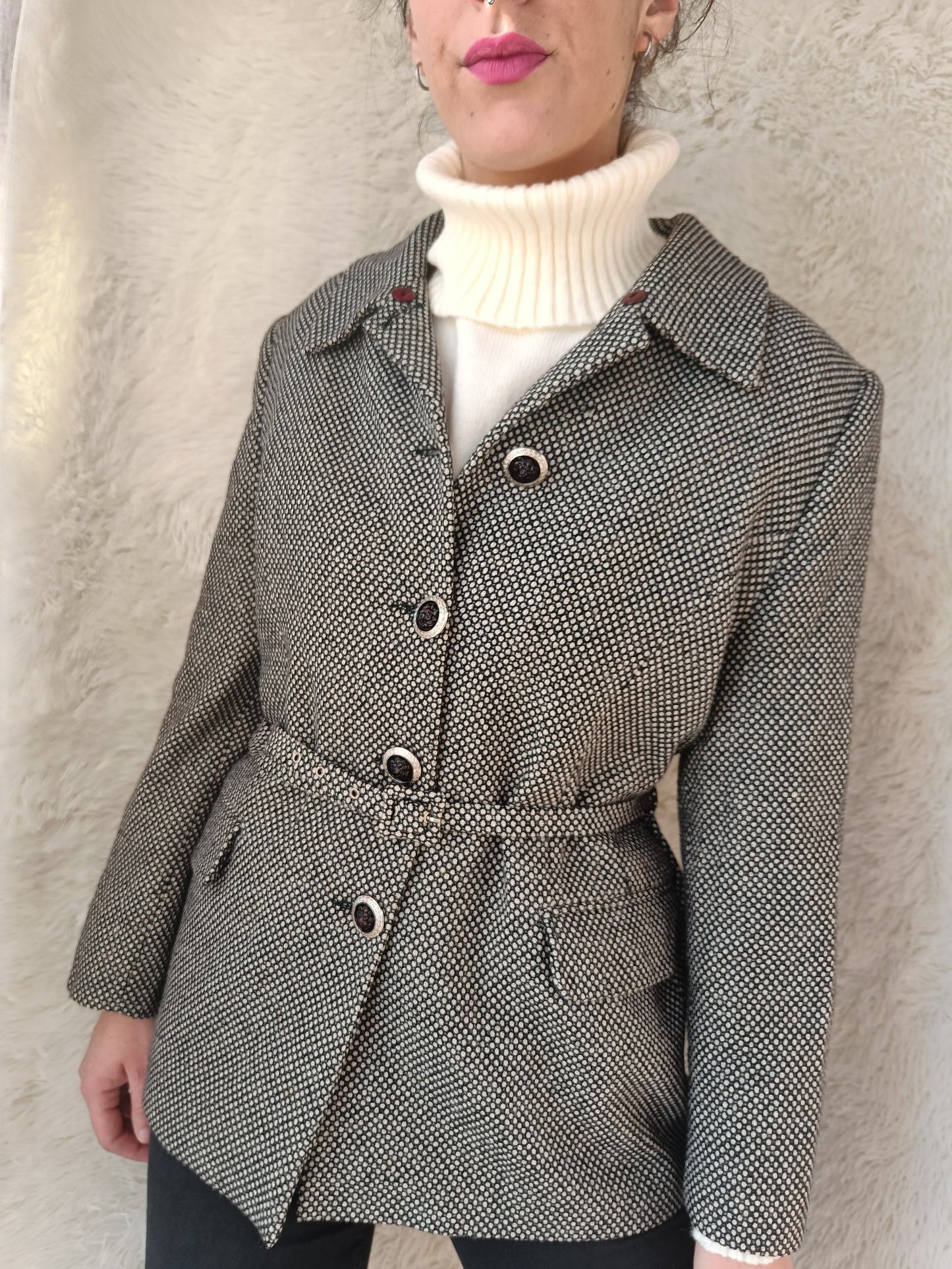giacca vintage pois