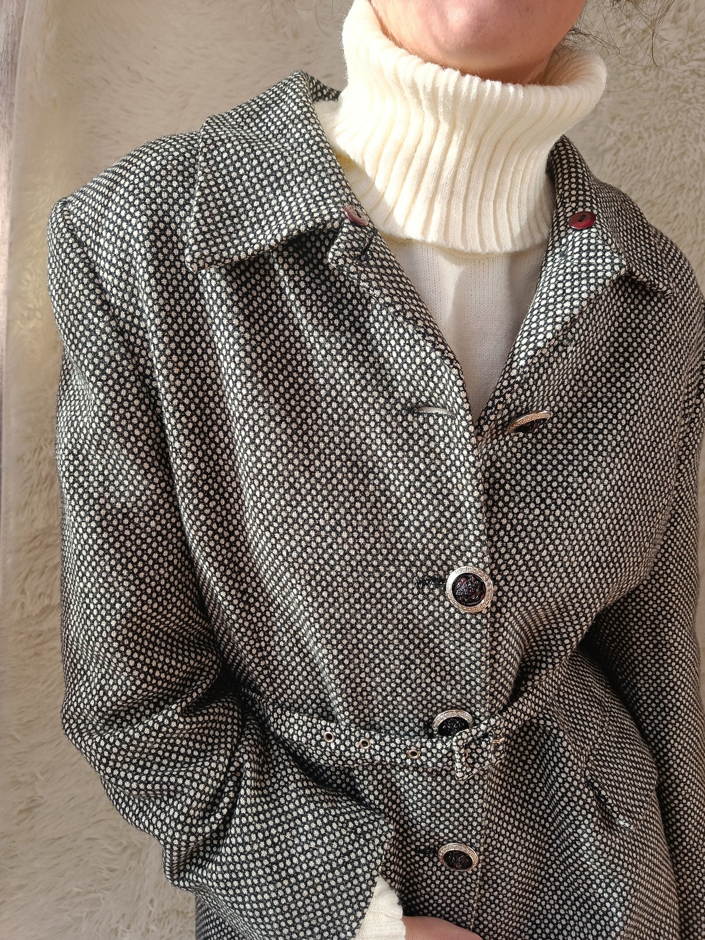 giacca vintage pois