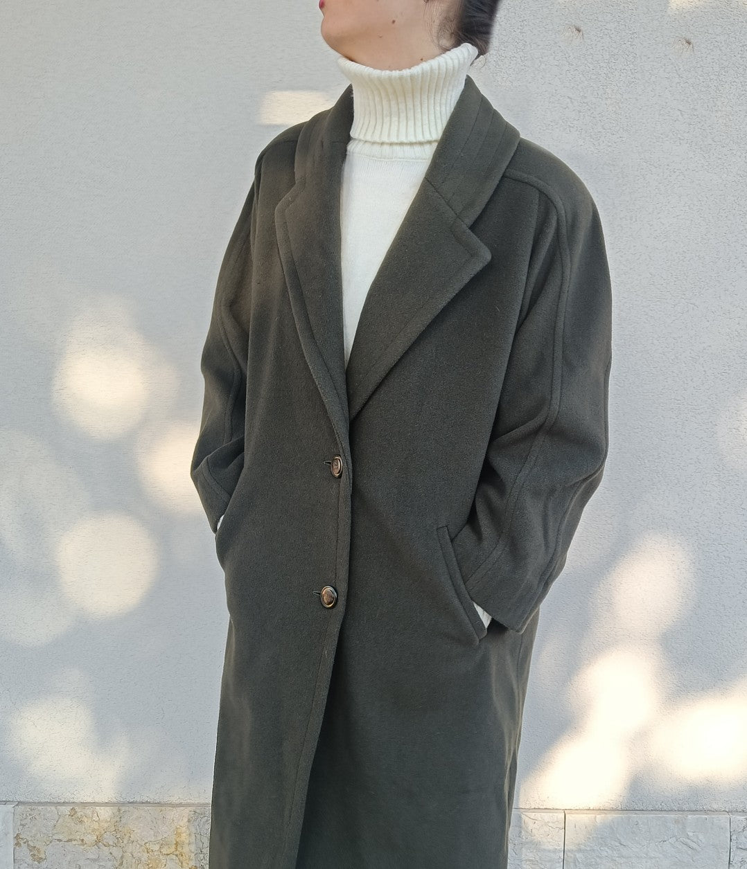 cappotto vintage kaki