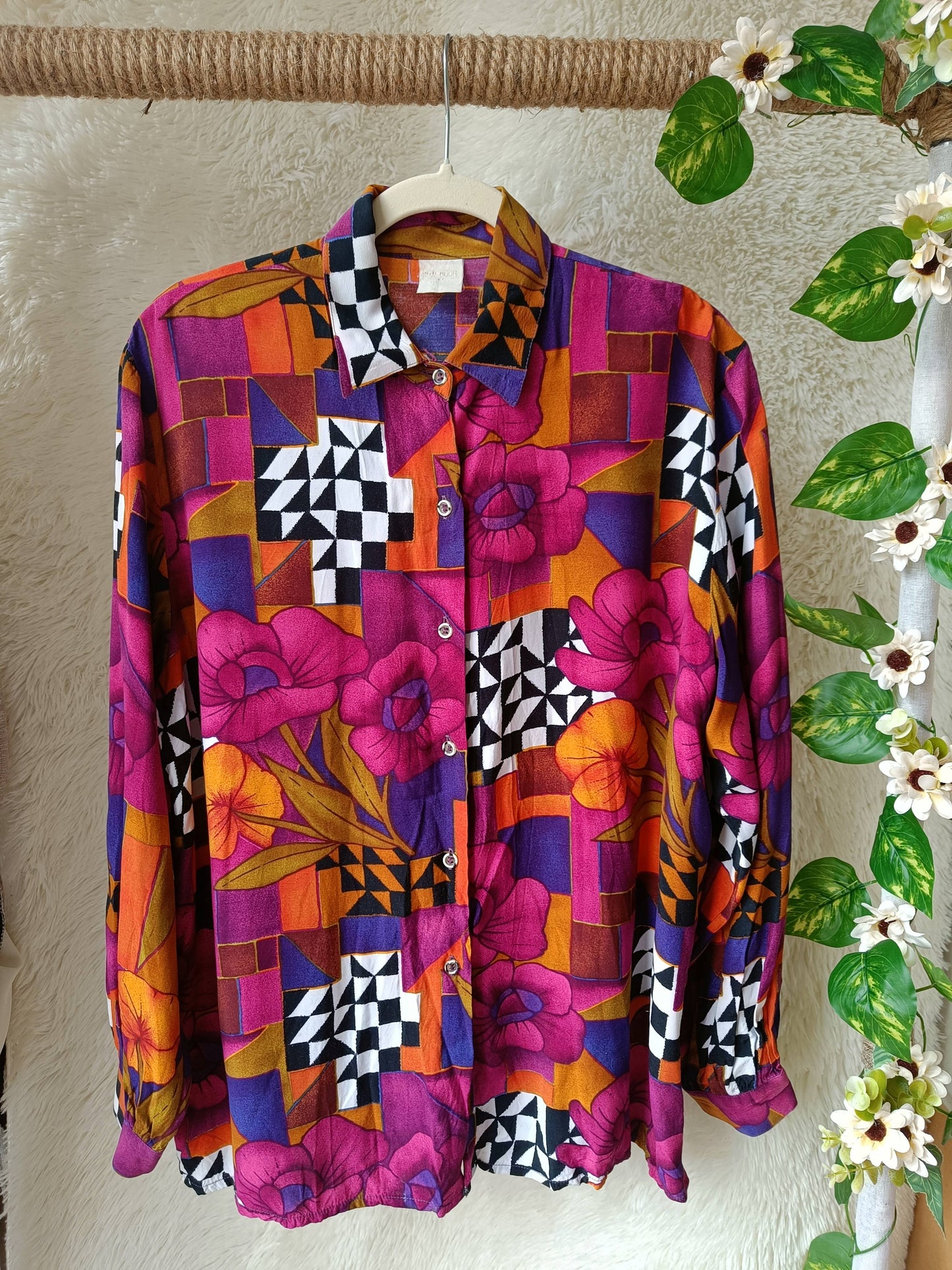 Camicia vintage barocca