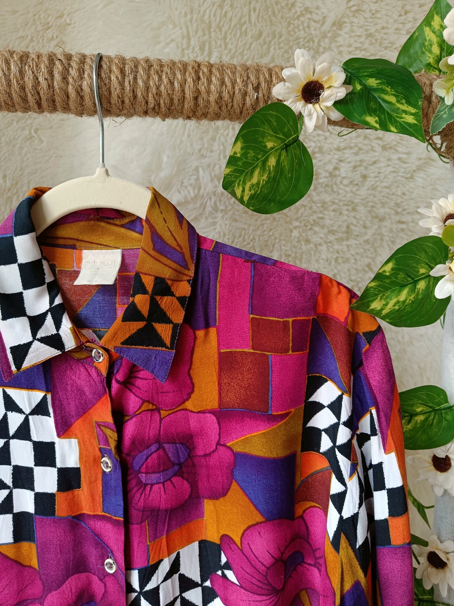 Camicia vintage barocca