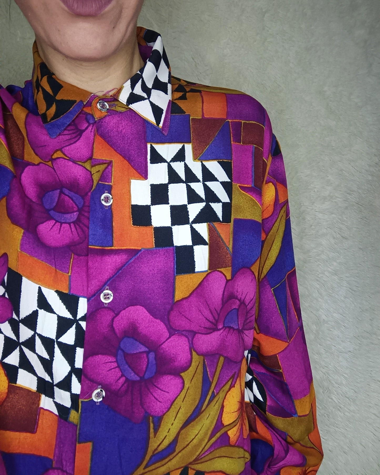 Camicia vintage barocca