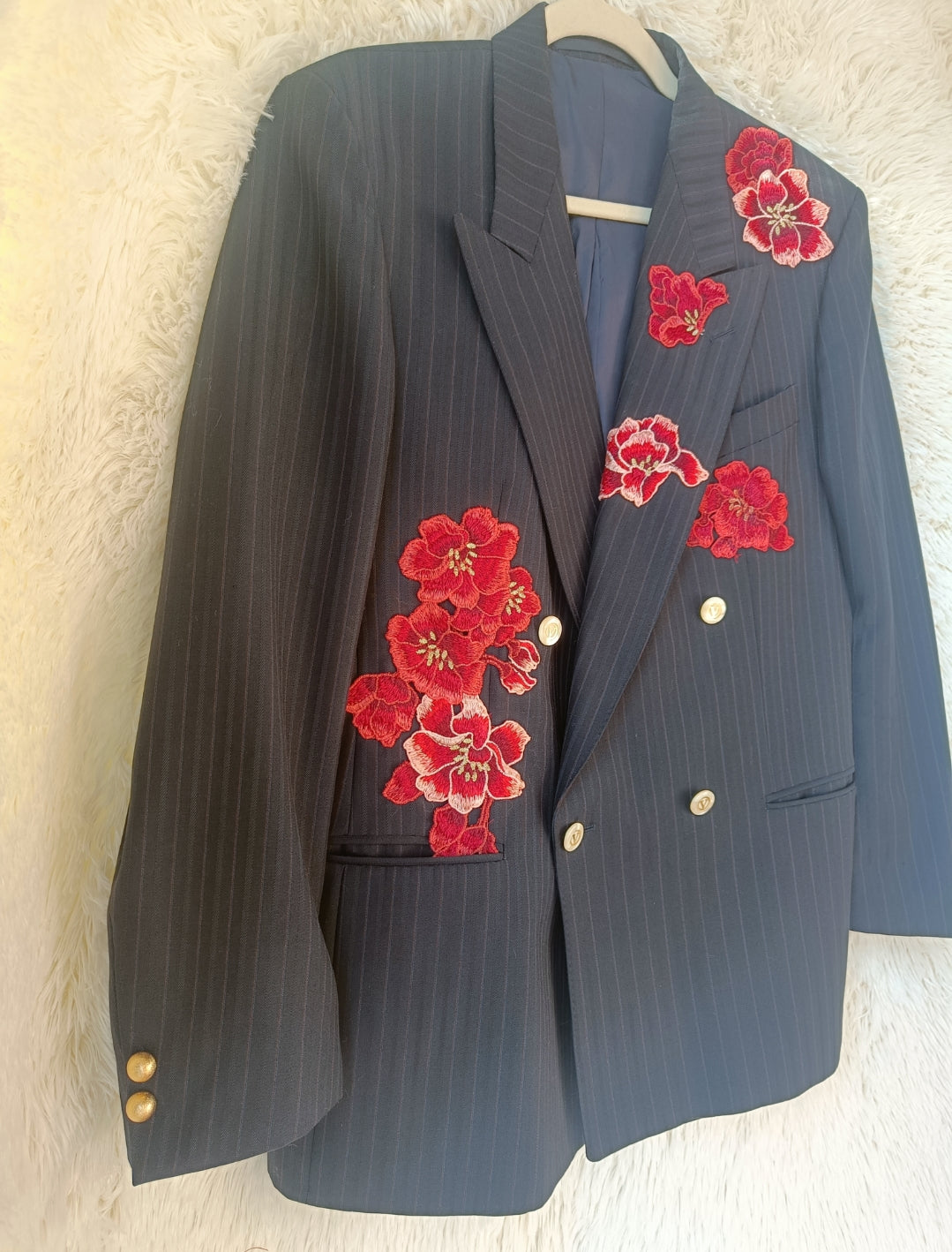 Red Blossom blazer