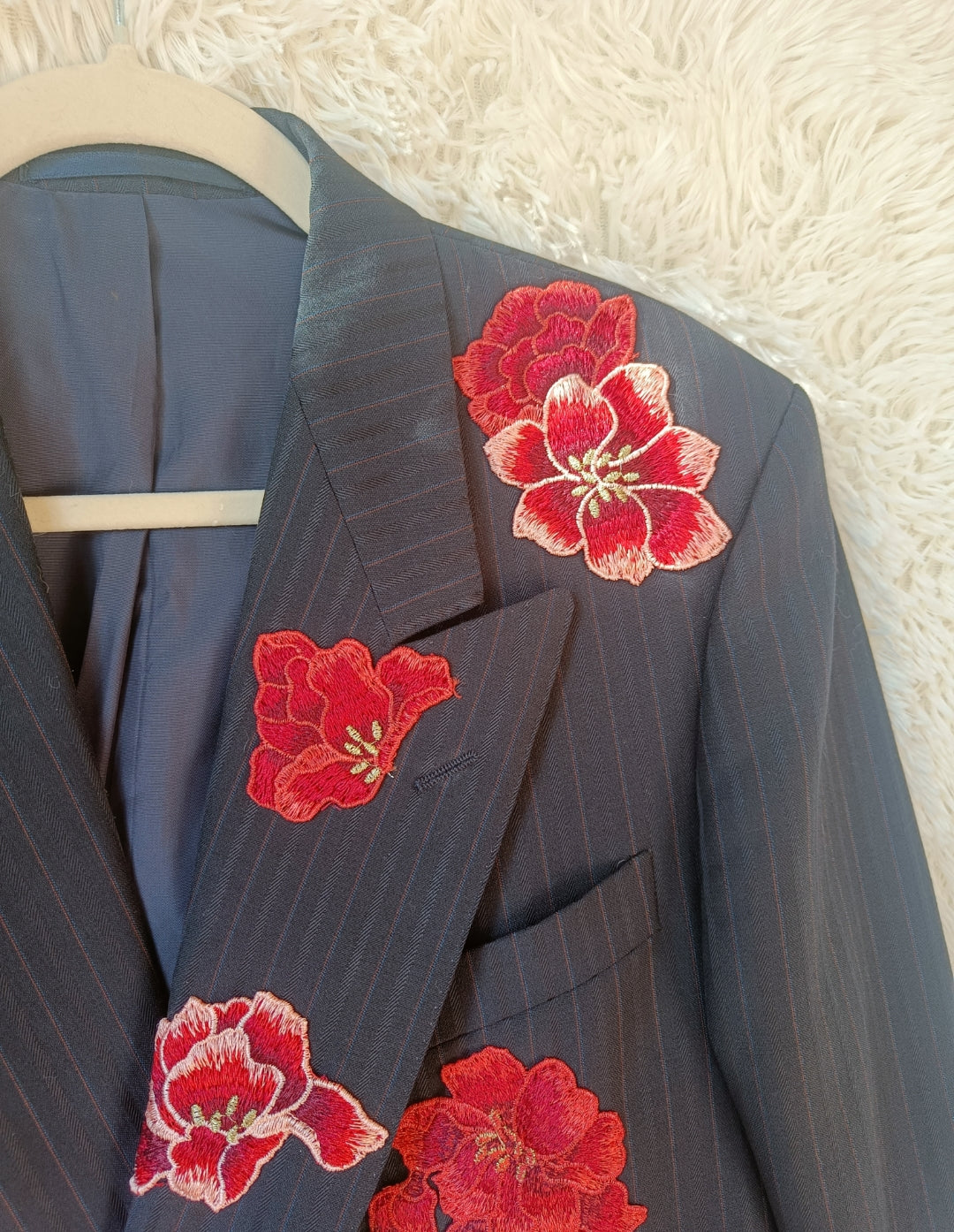 Red Blossom blazer