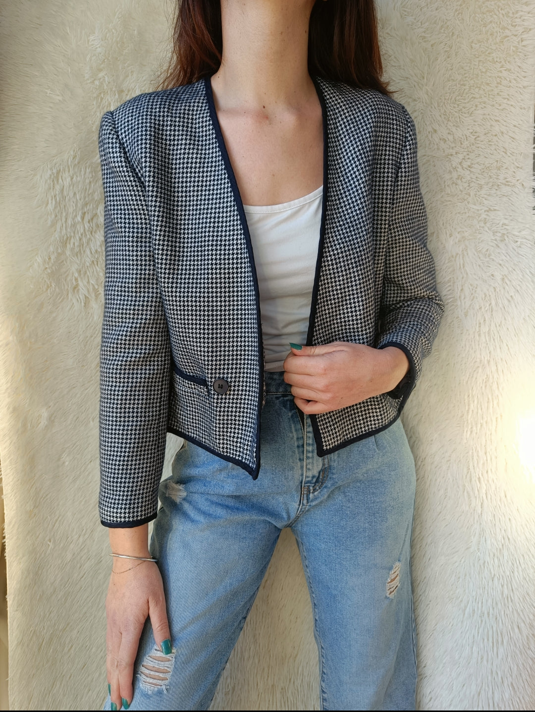 Blazer Pied de Poule