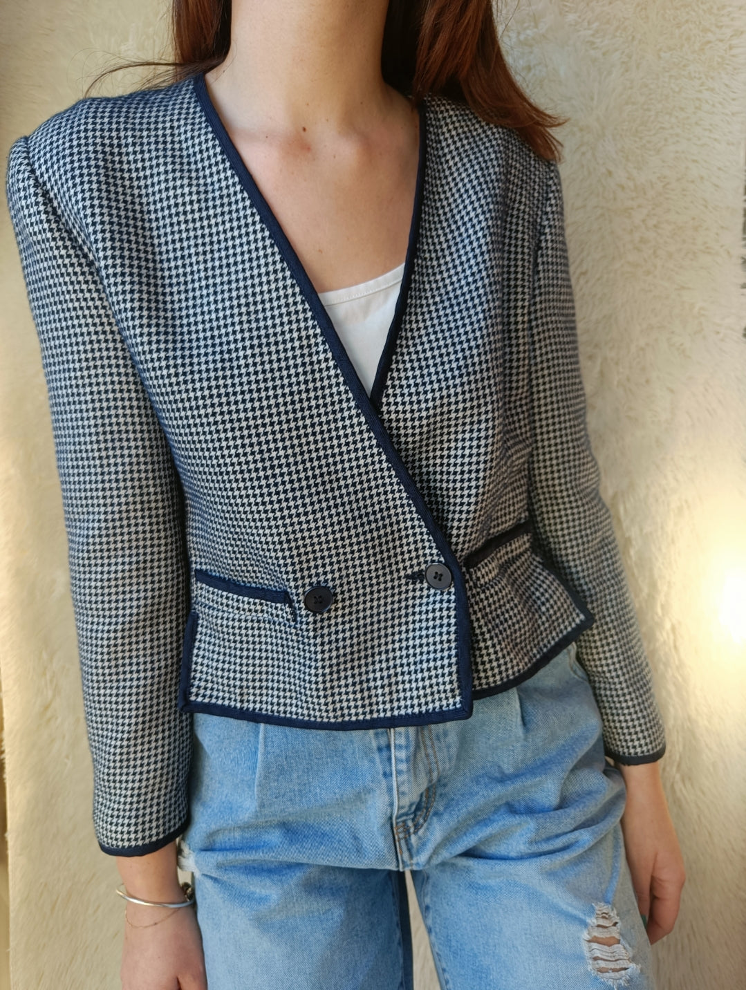 Blazer Pied de Poule