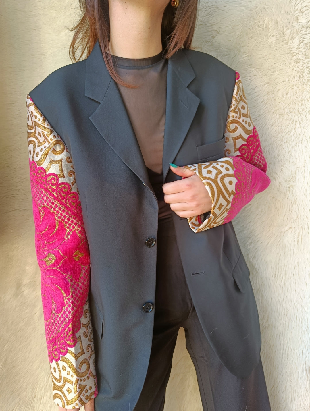 Blazer Vintage tocco arabo