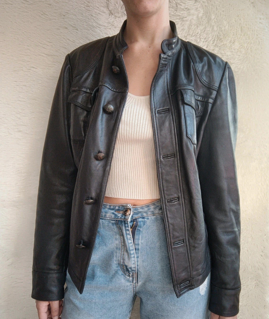 Giacca in pelle "GAS"