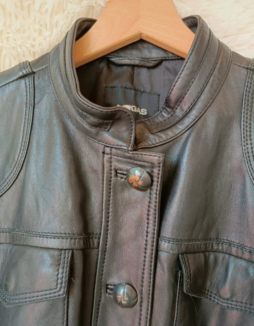 Giacca in pelle "GAS"