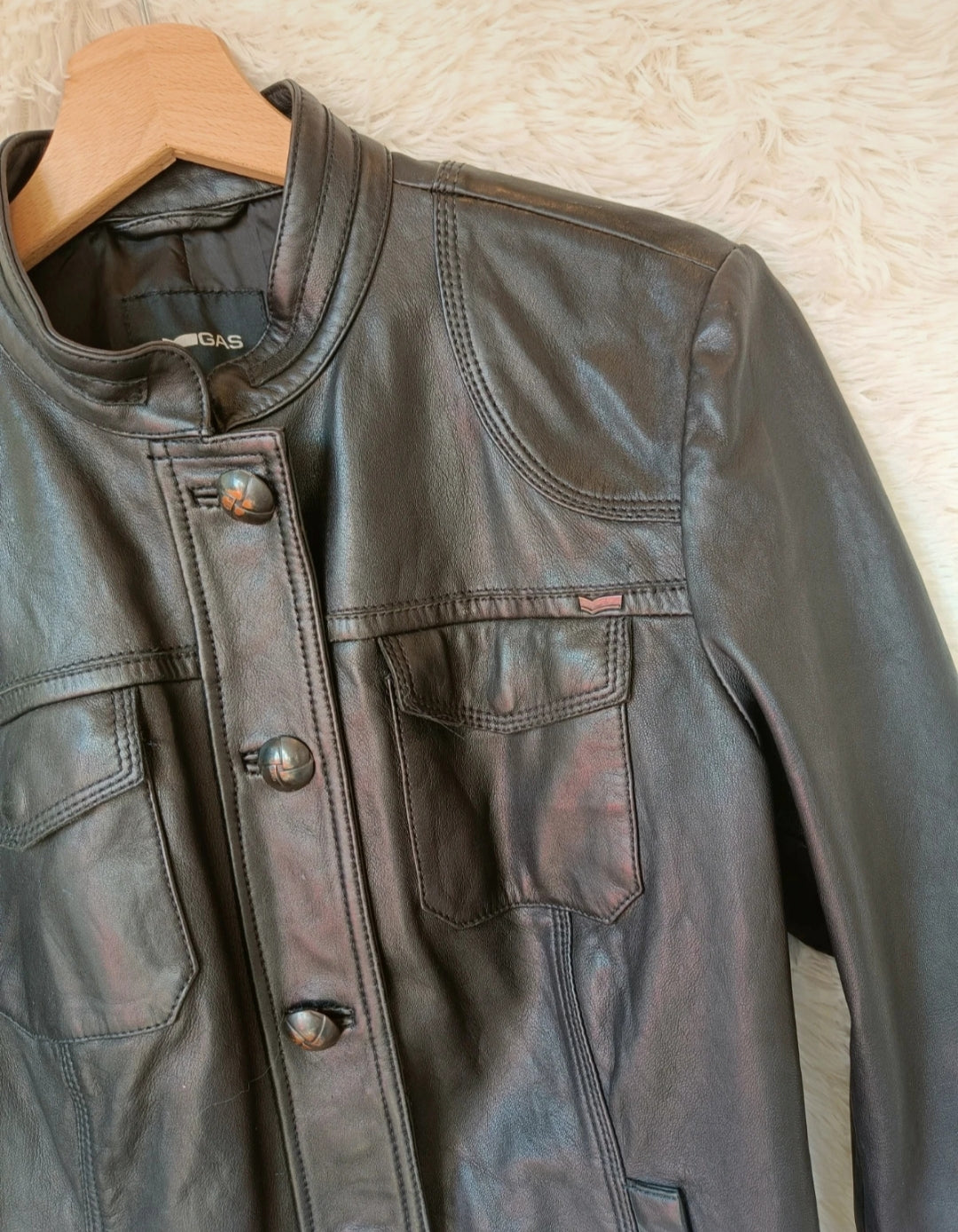 Giacca in pelle "GAS"
