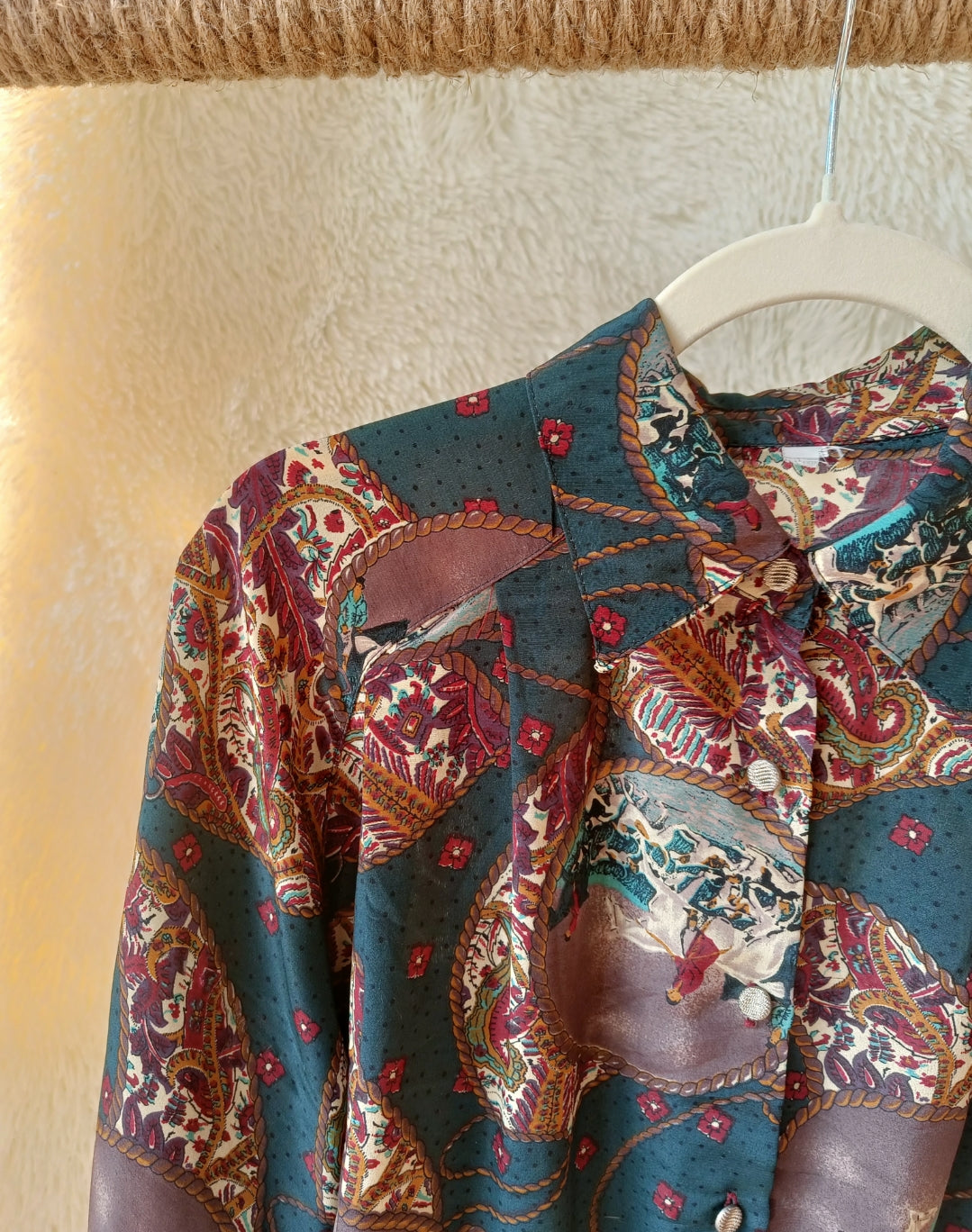 Camicia fantasia equestre