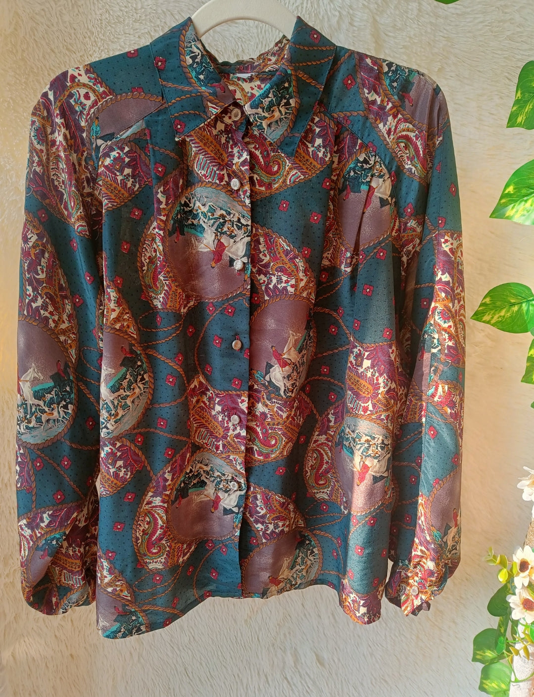 Camicia fantasia equestre