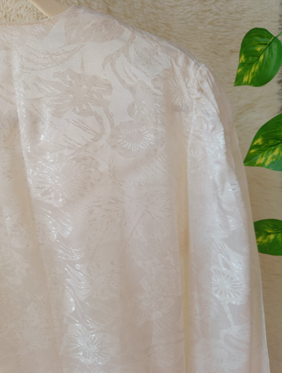 Camicia Jacquard Bianca