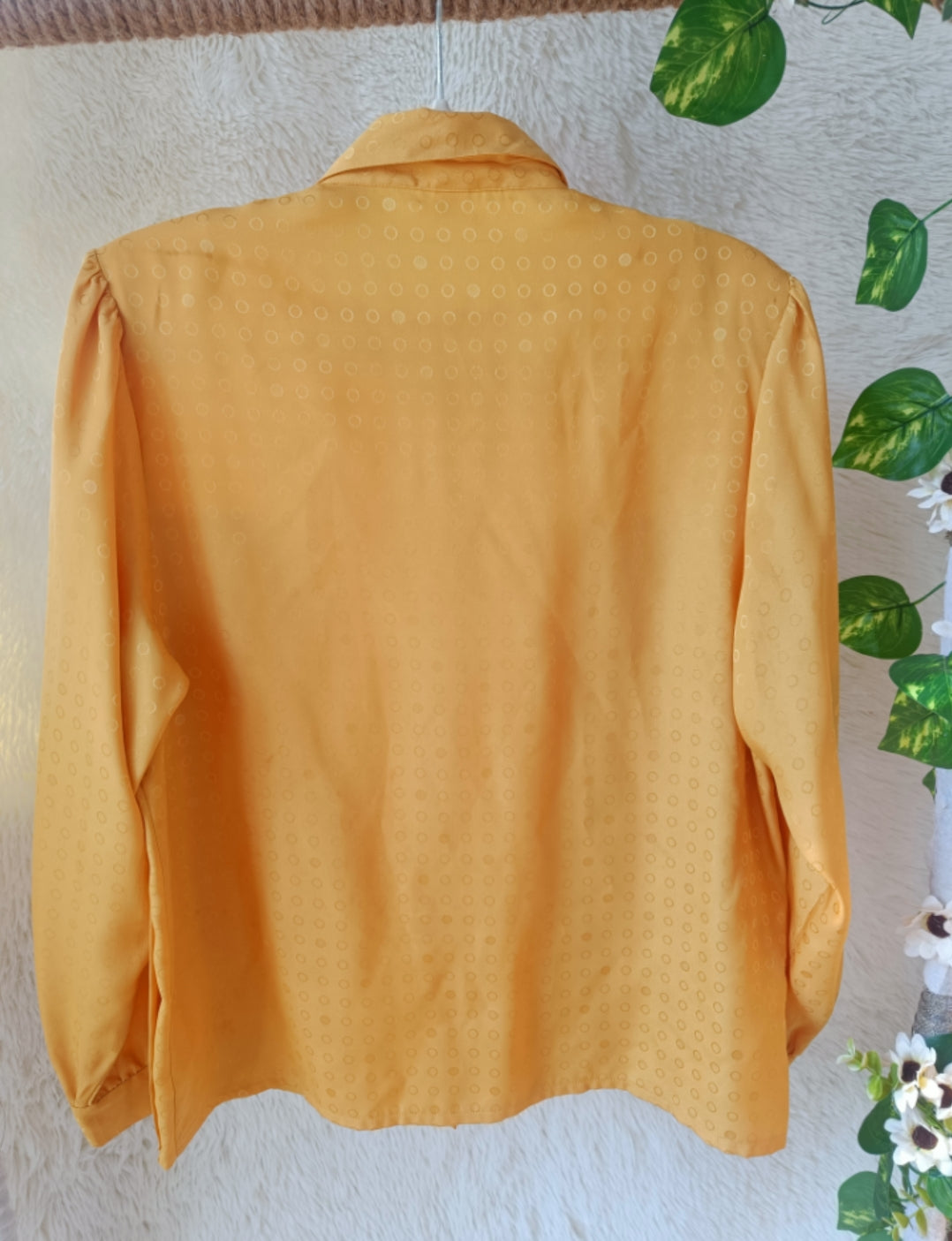 Camicia pois gialla