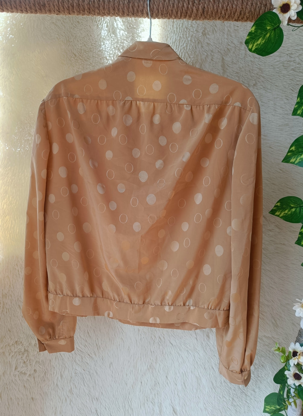 Camicia pois toffee