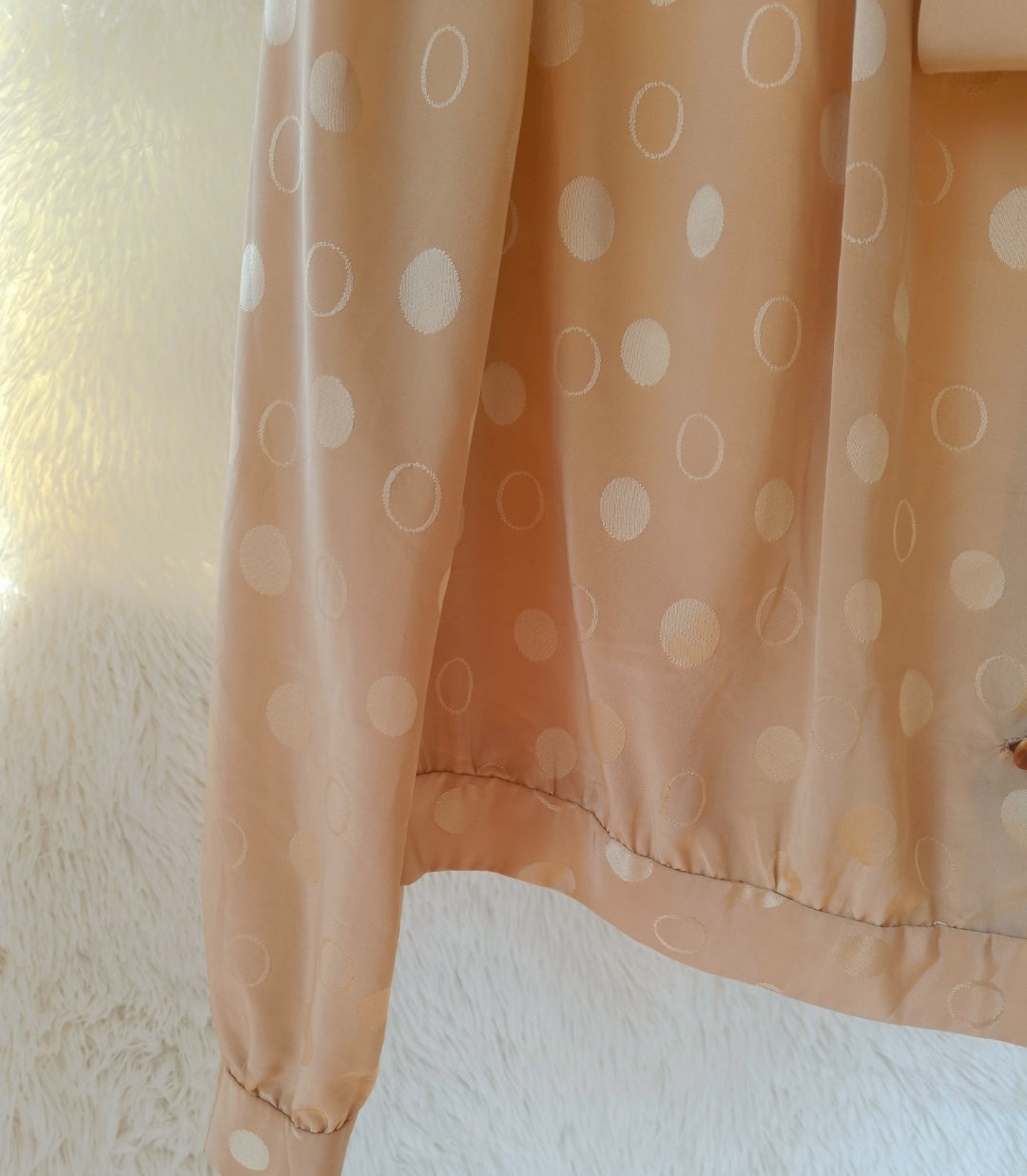 Camicia pois toffee