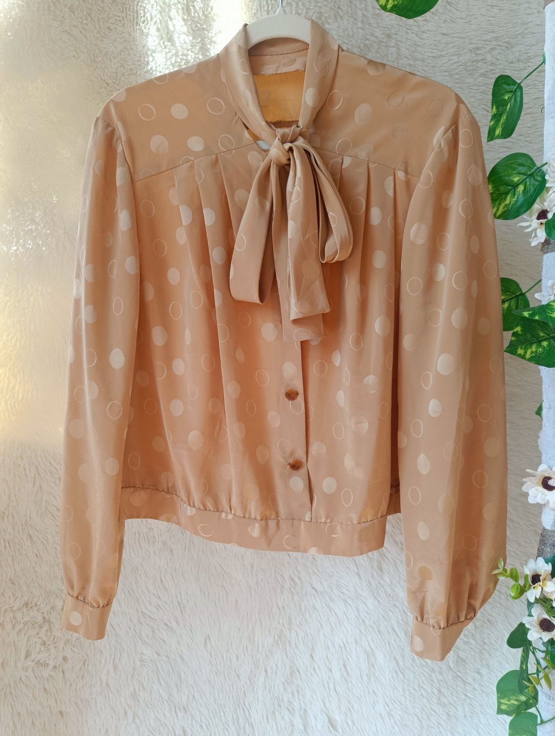 Camicia pois toffee