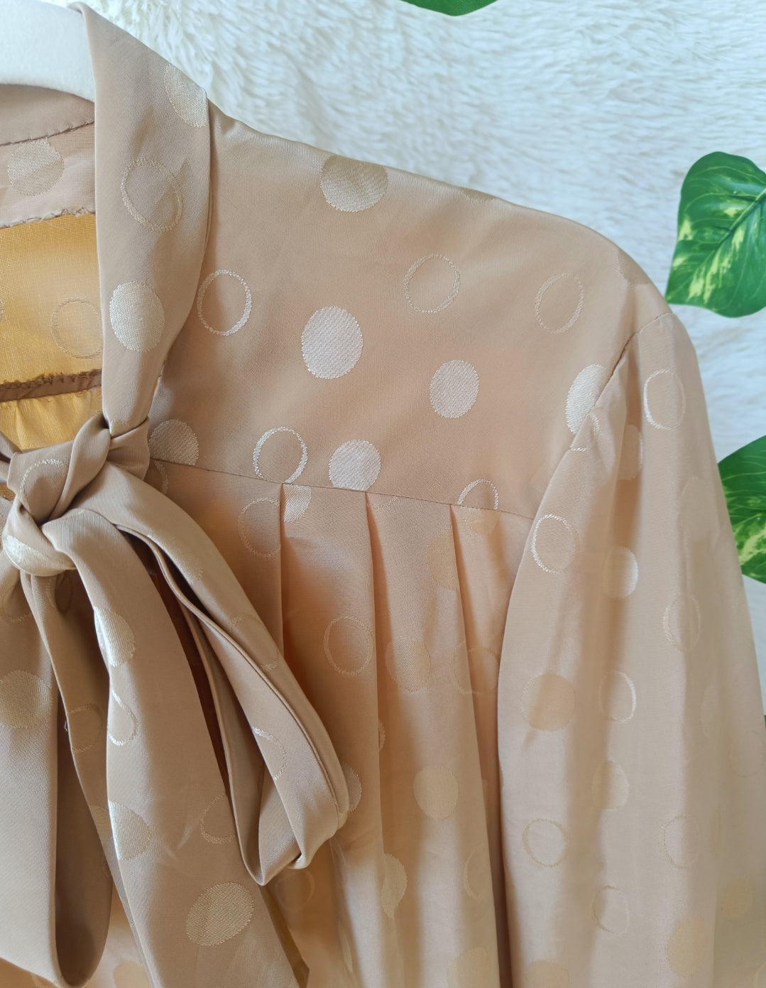 Camicia pois toffee