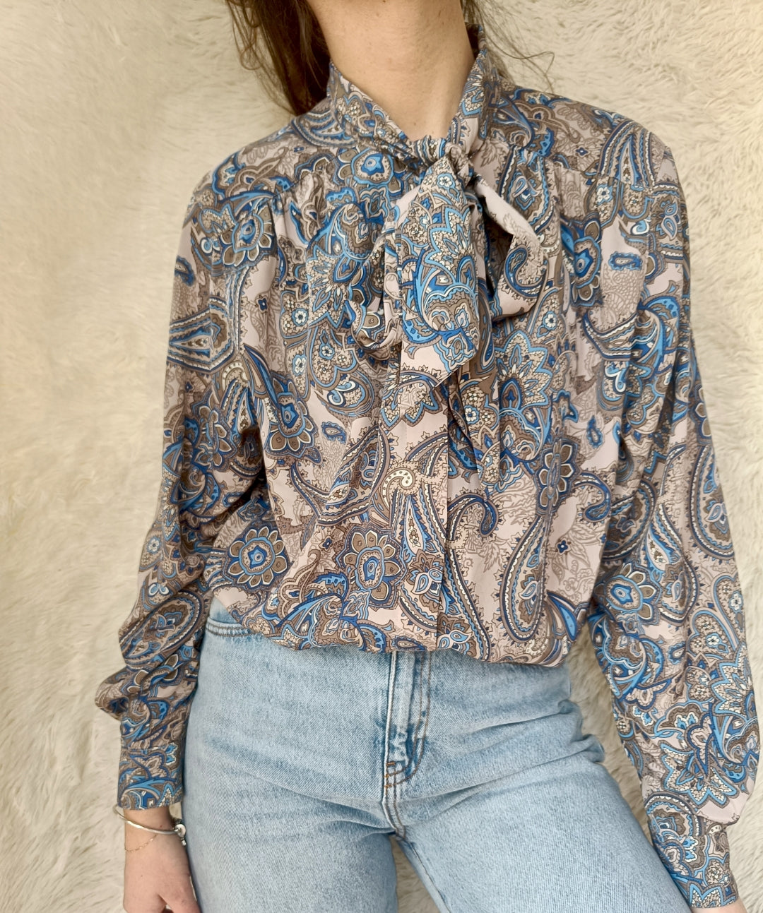 Camicia Paisley con Fiocco