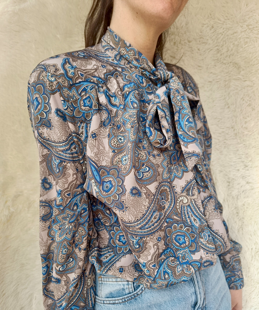Camicia Paisley con Fiocco