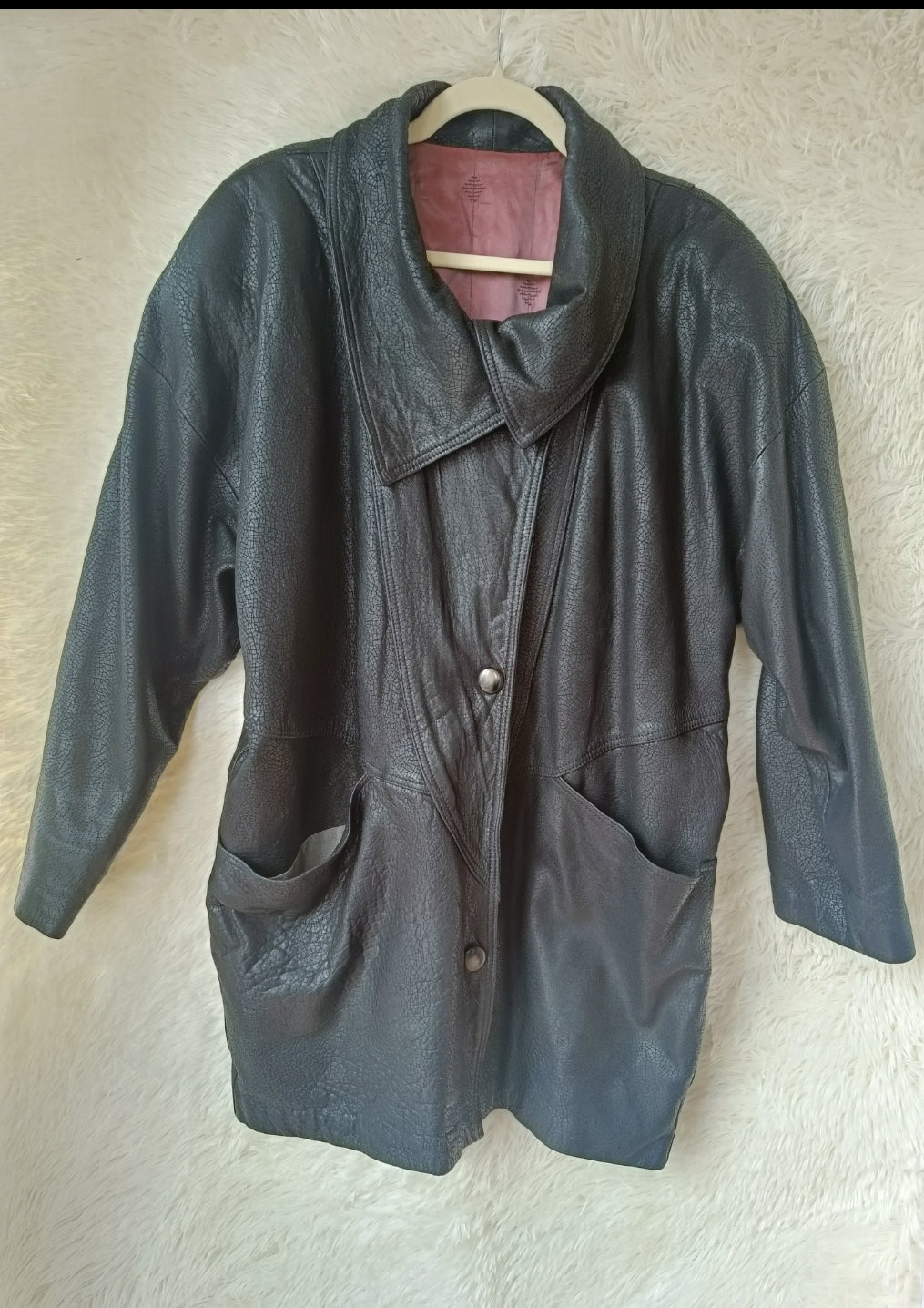 Giacca oversize grinzata