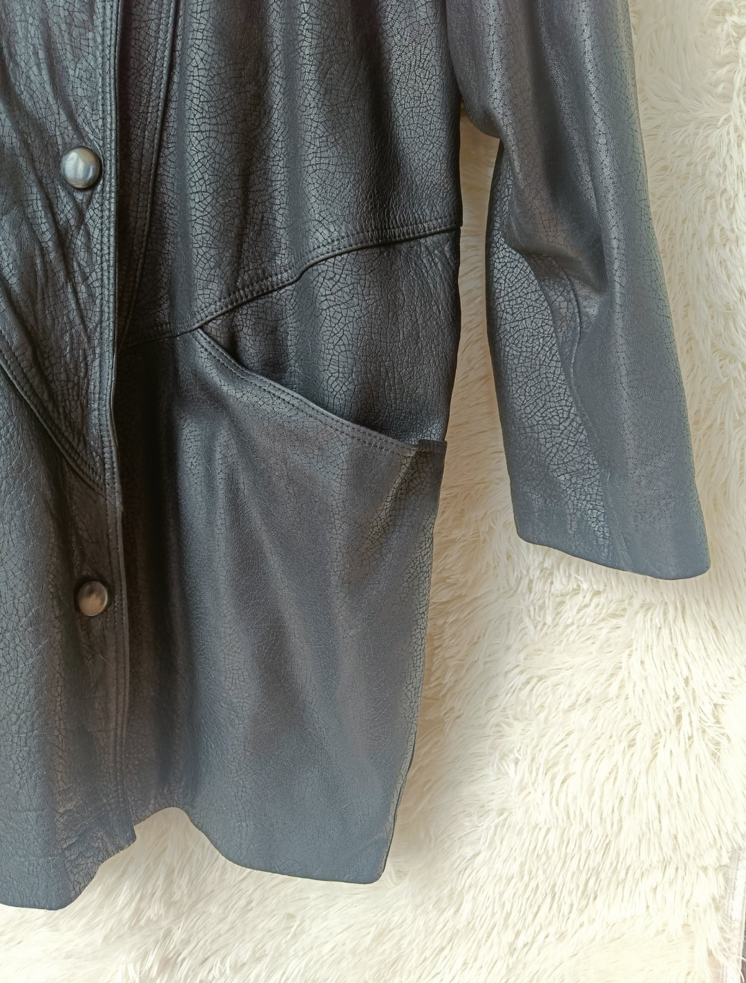 Giacca oversize grinzata