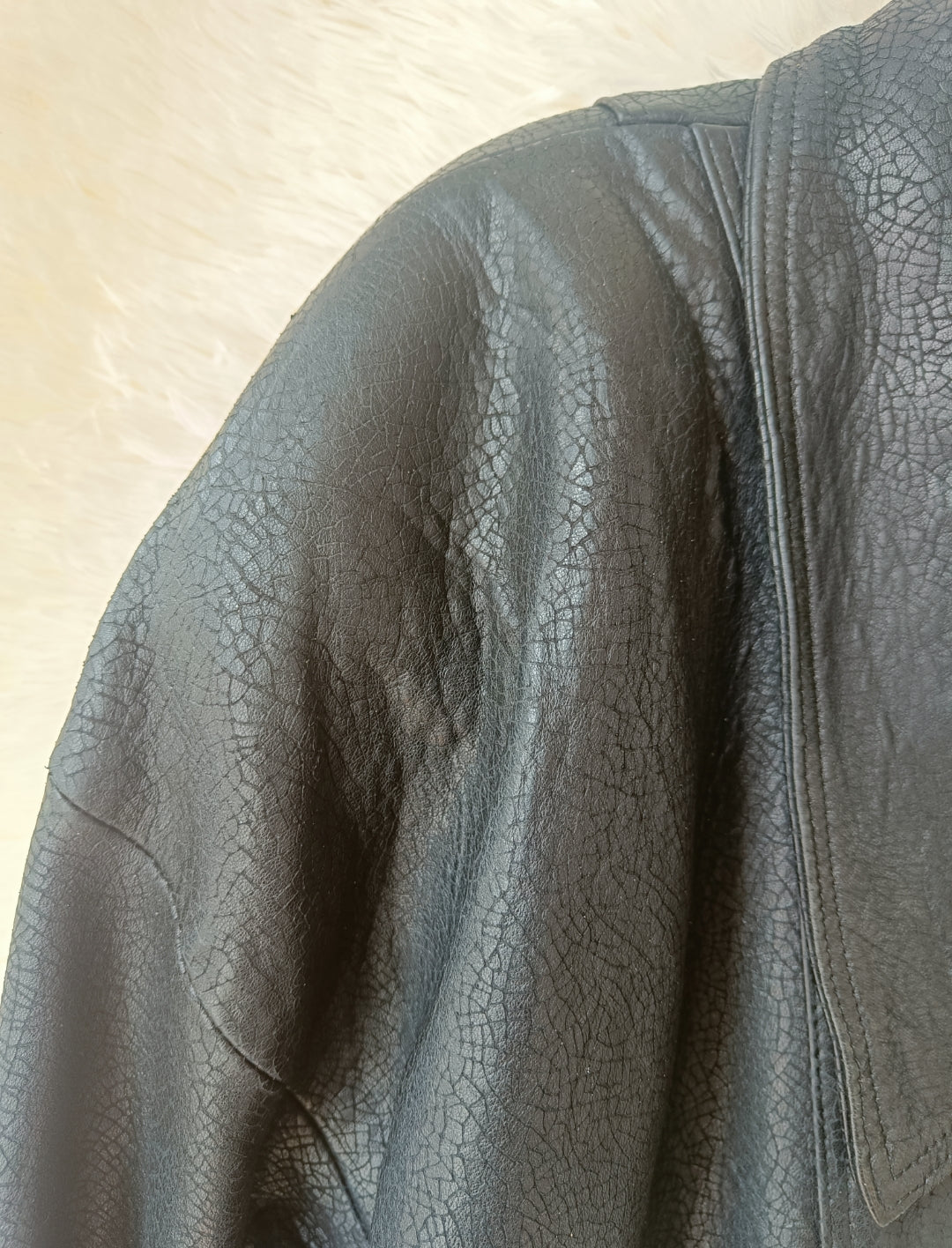 Giacca oversize grinzata