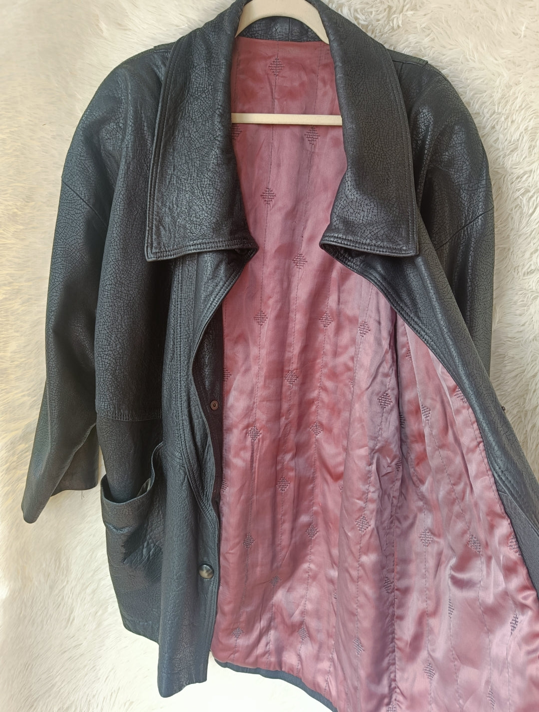 Giacca oversize grinzata