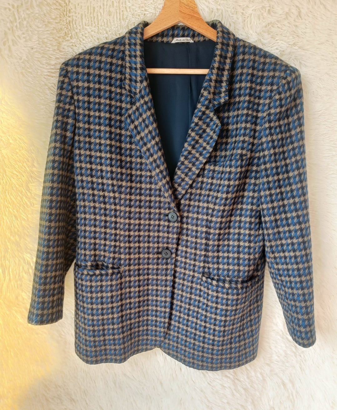 Vintage Blazer tartan wool