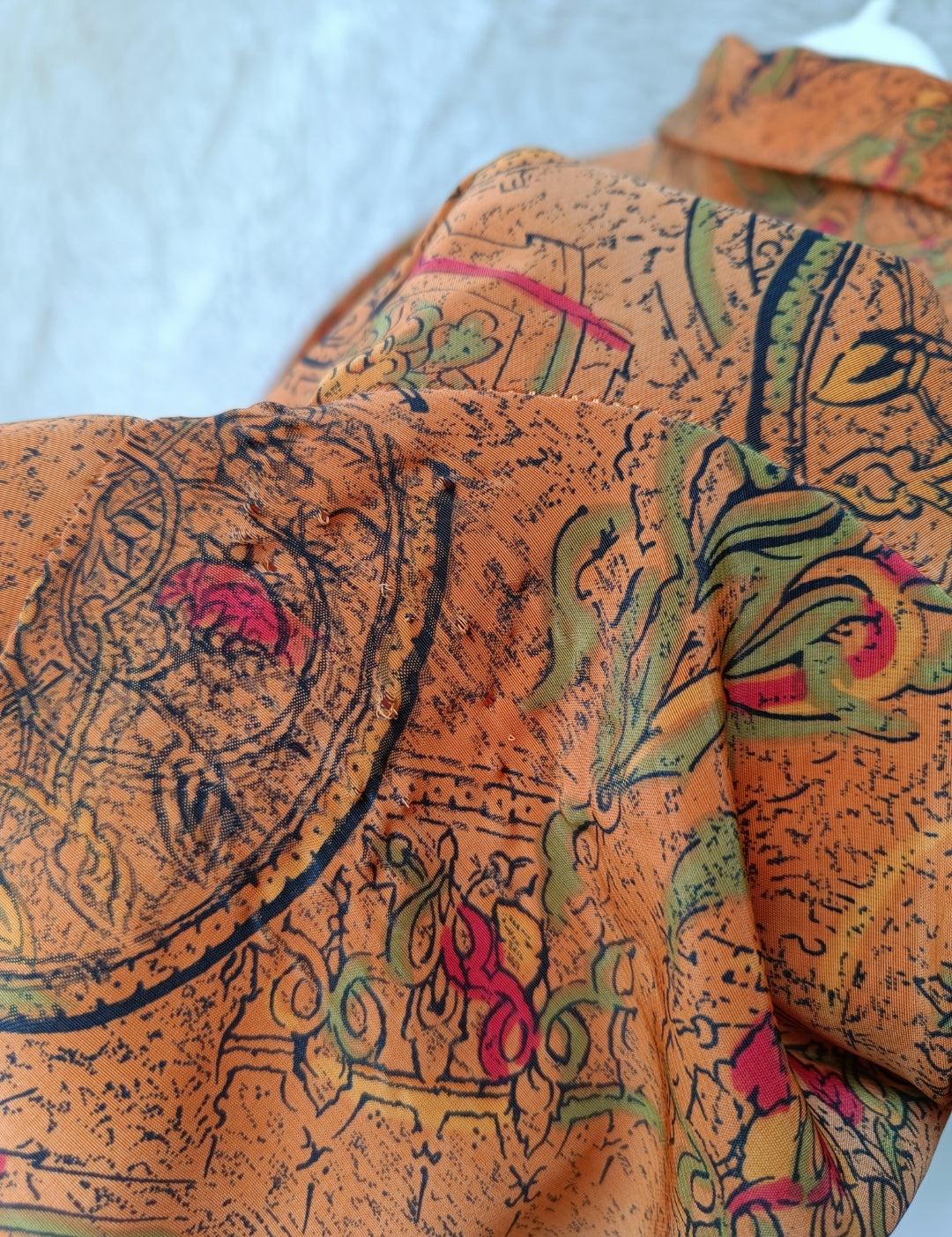 Camicia Paisley arancione