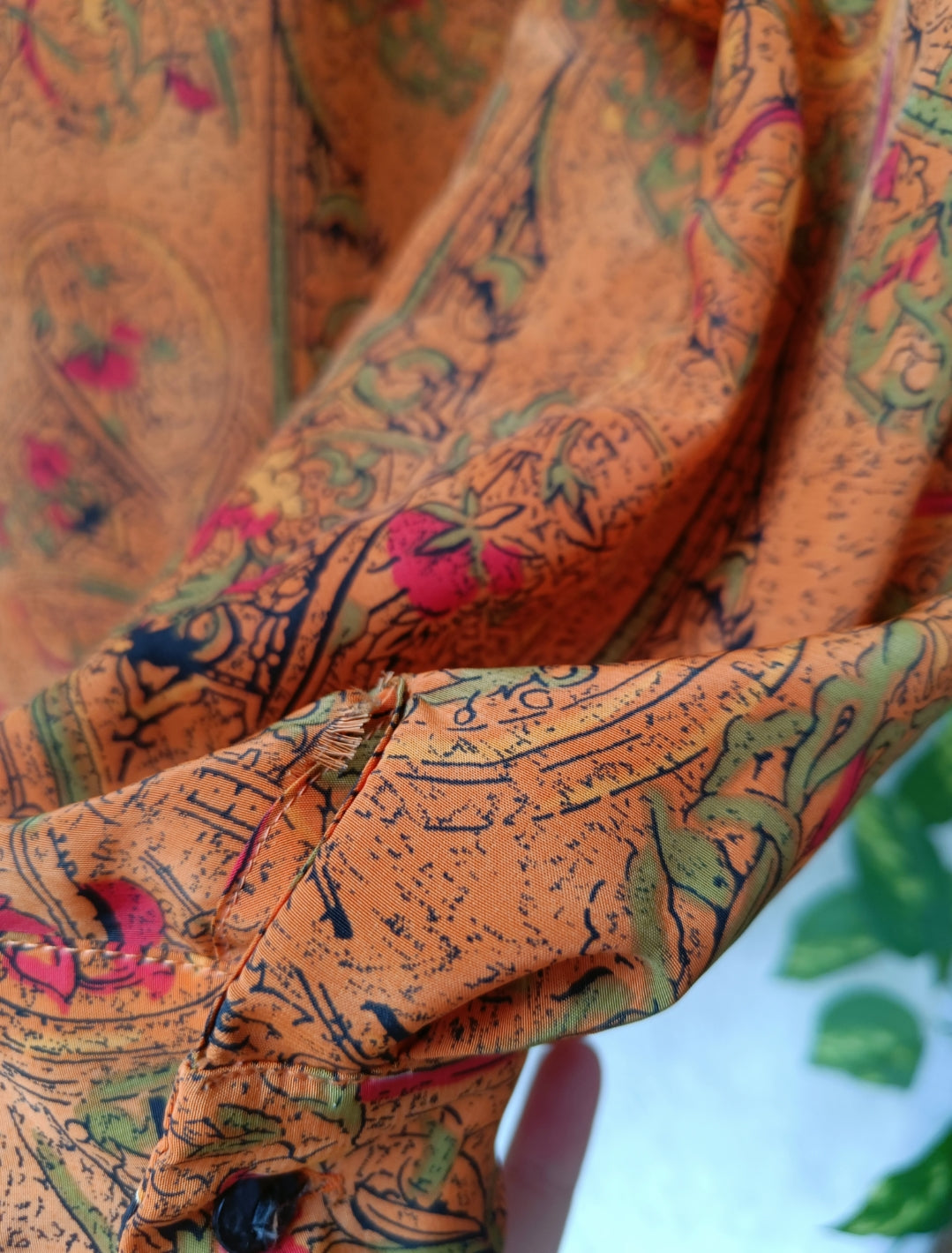 Camicia Paisley arancione