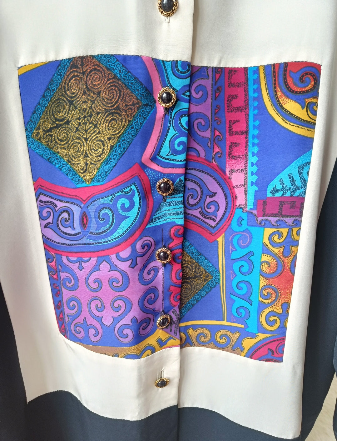 Camicia astratta anni 80's