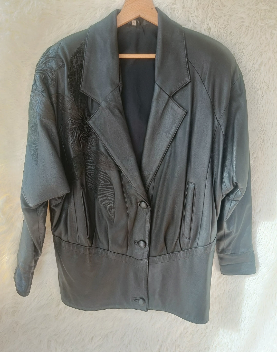 Giacca Vintage in Vera Pelle Anni '80