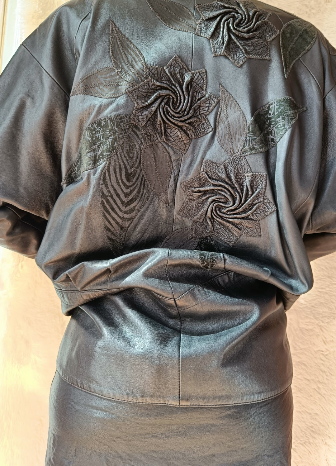 Giacca Vintage in Vera Pelle Anni '80
