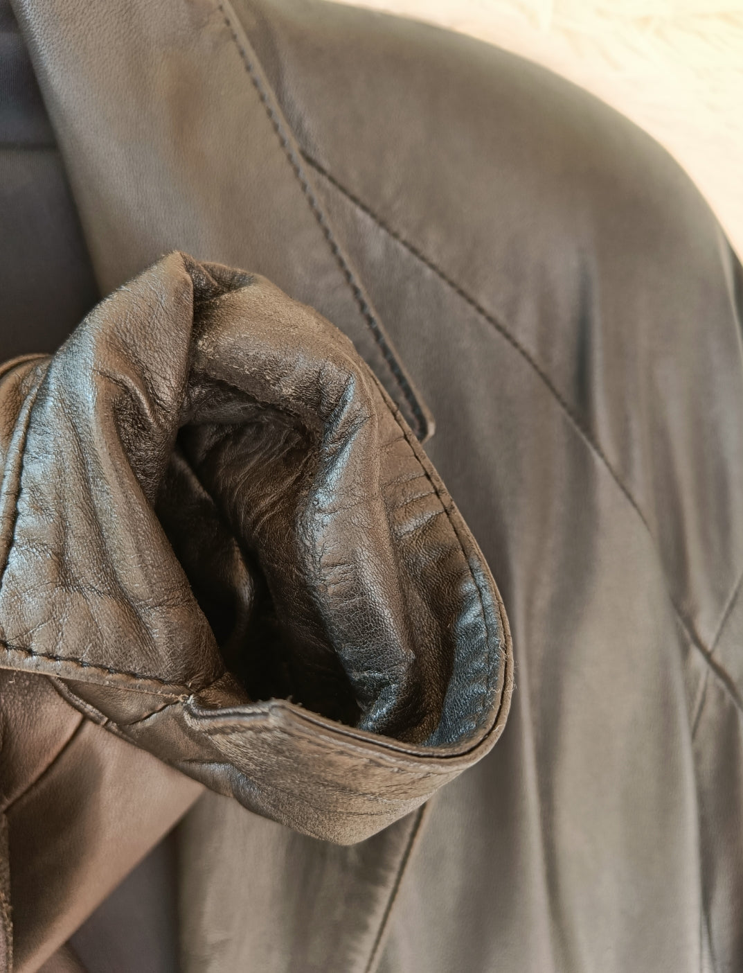 Giacca Vintage in Vera Pelle Anni '80