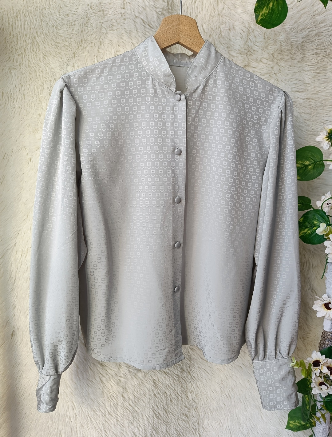 Camicia grigio perla