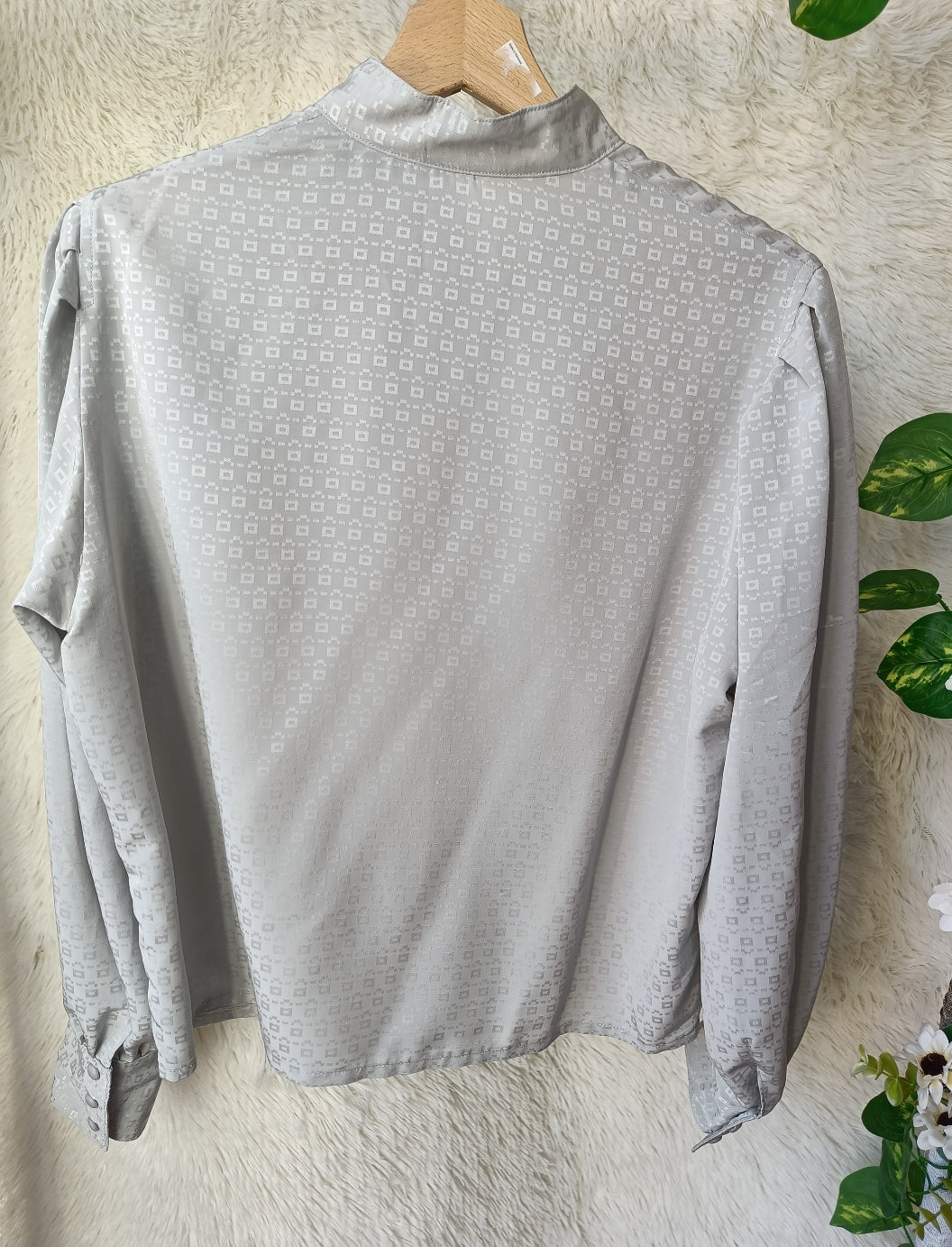Camicia grigio perla